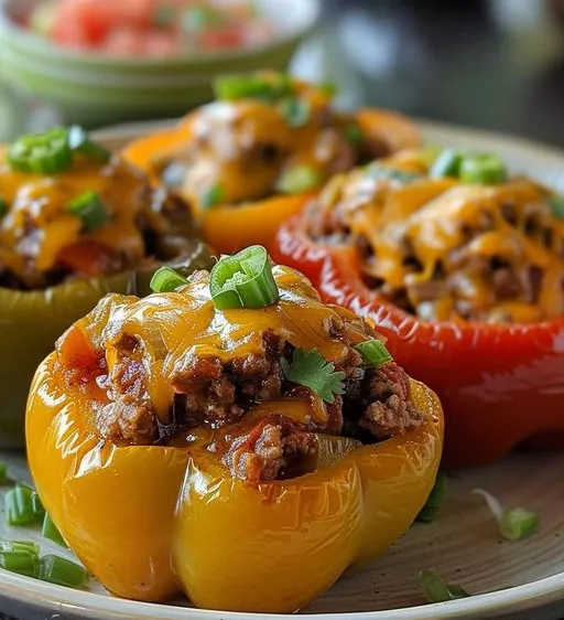 Taco Stuffed Bell Peppers Recipe