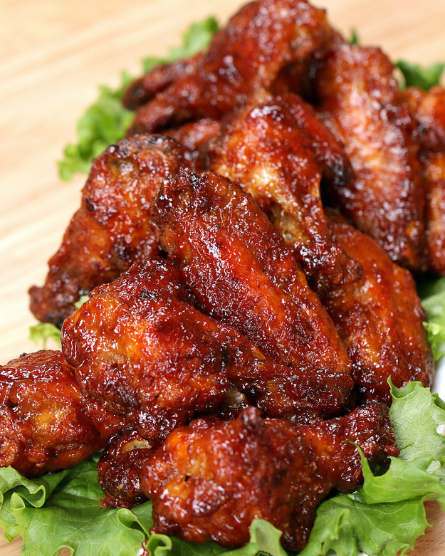 honey barbecue chicken wings: