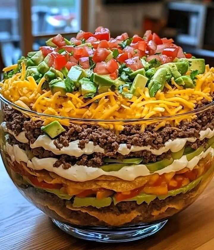 Seven-Layer Taco Salad