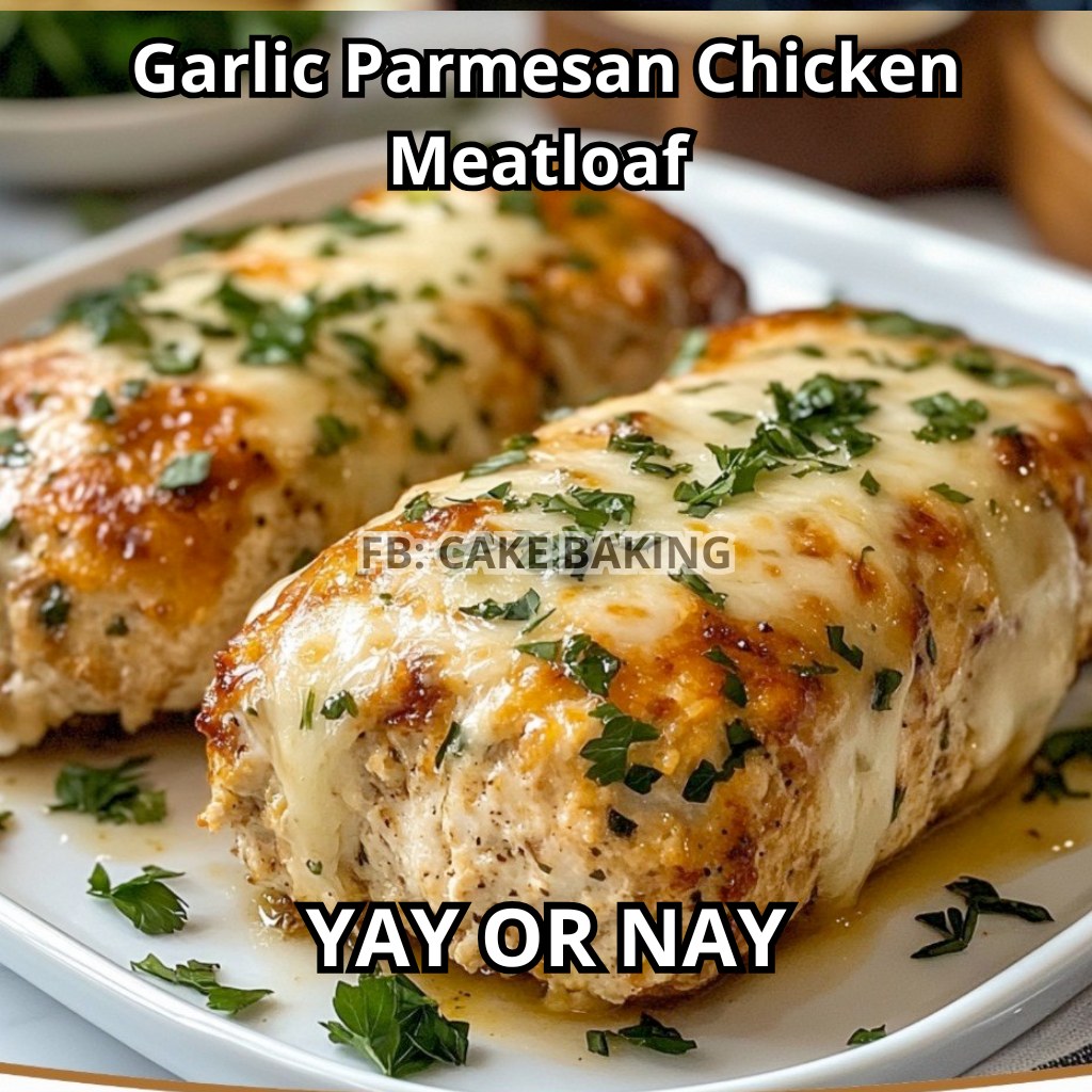 Garlic Parmesan Chicken Meatloaf – A Flavorful Twist on a Classic!