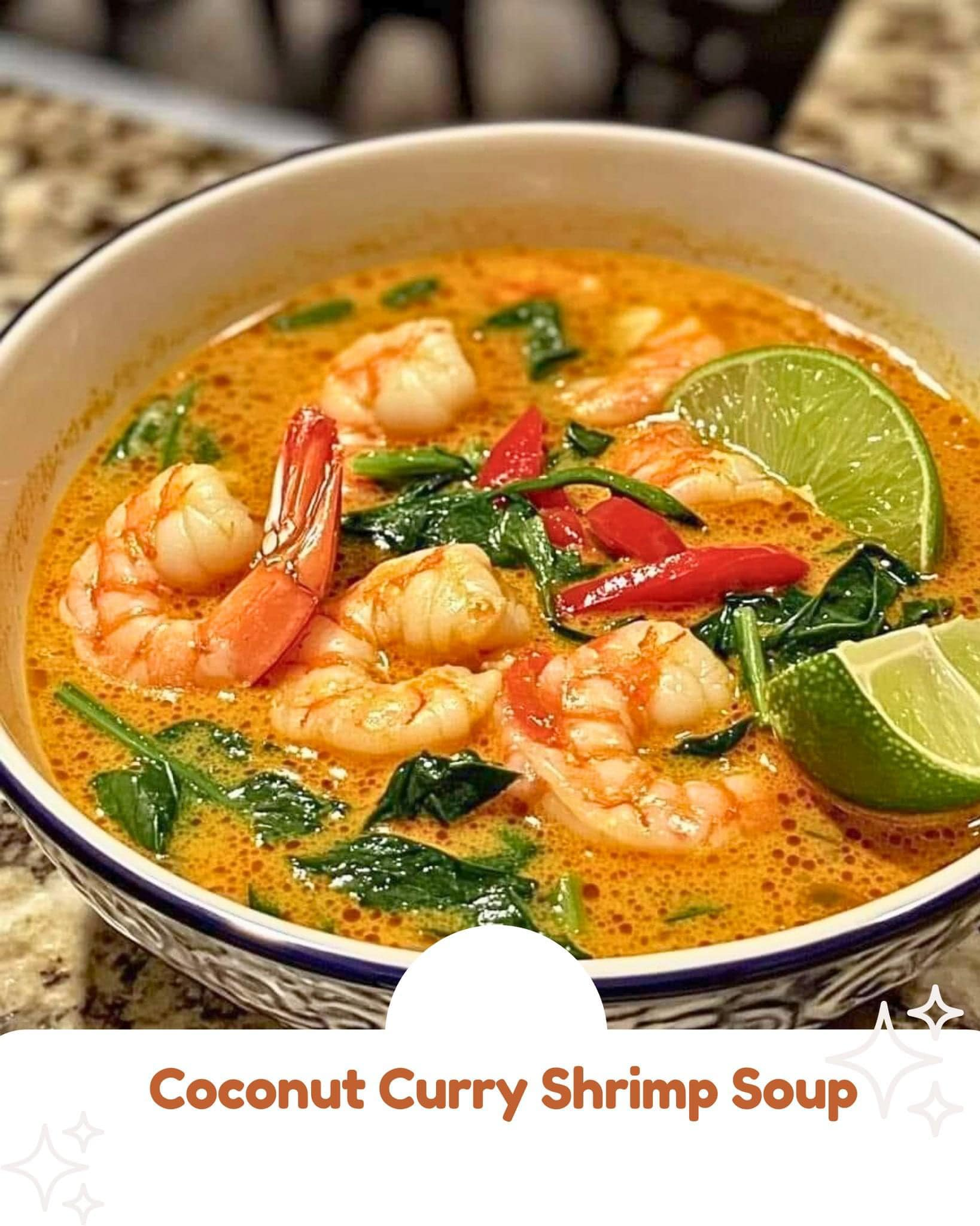 Coconut Curry Shrimp Soup