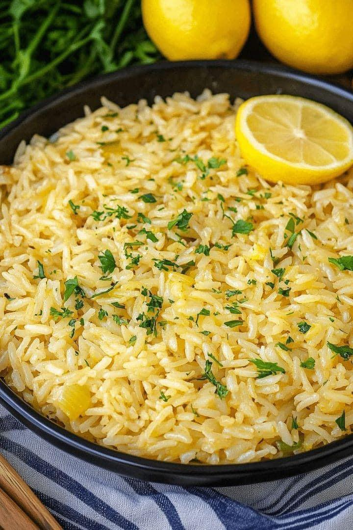 Greek Lemon Rice Recipe