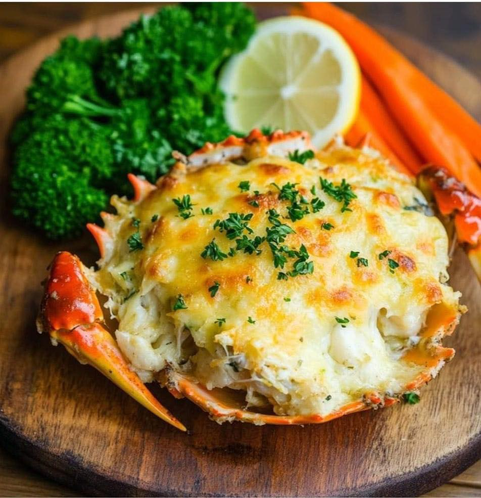 Cheese Baked Crabs