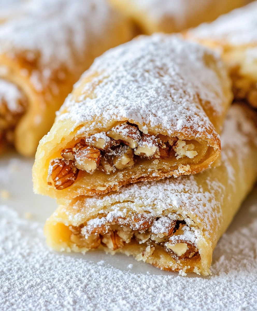 Italian Nut Roll Cookies