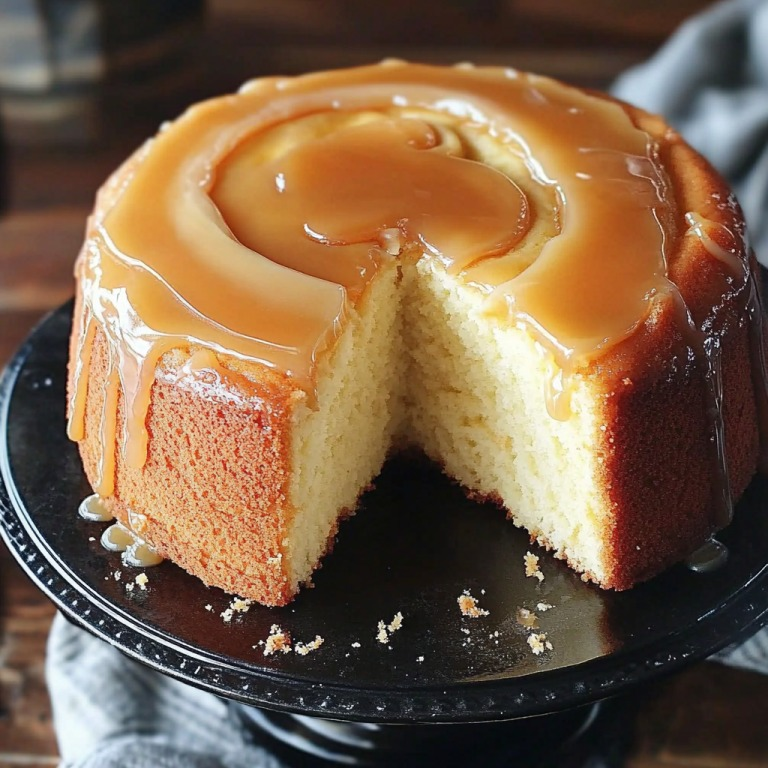 This Salted Caramel Kentucky Butter Cake Will Become Your New Favorite Dessert!