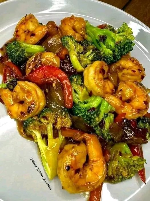 HONEY GARLIC SHRIMP STIRFRY