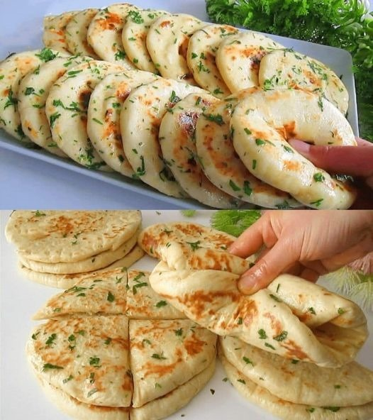 Recipe in 10 minutes – These are awesome, fantastic garlic flatbreads