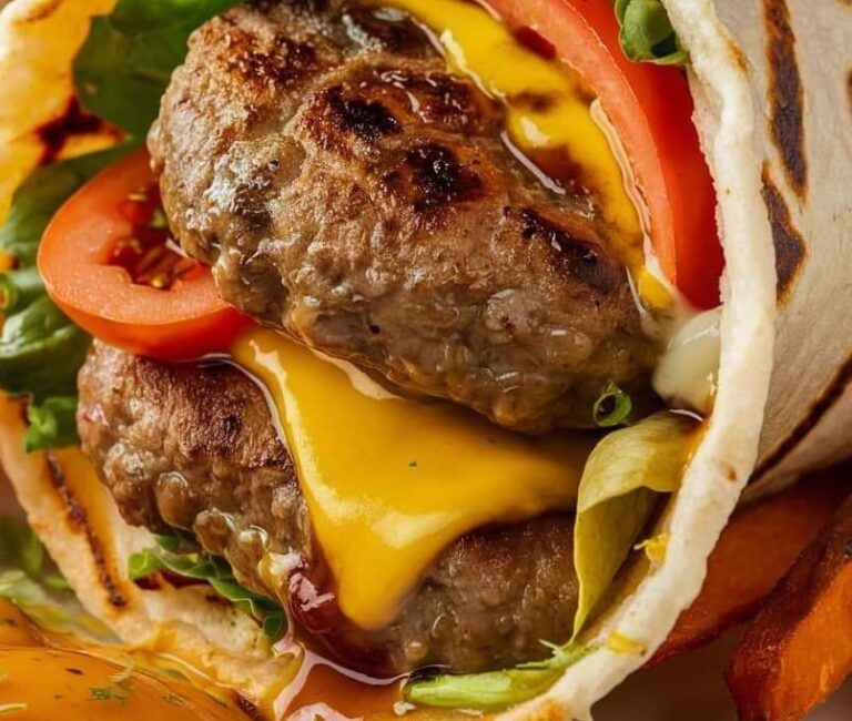 Irresistible Grilled Cheeseburger Wraps