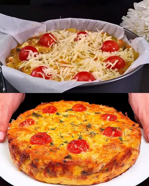 Cheesy Potato and Vegetable Bake