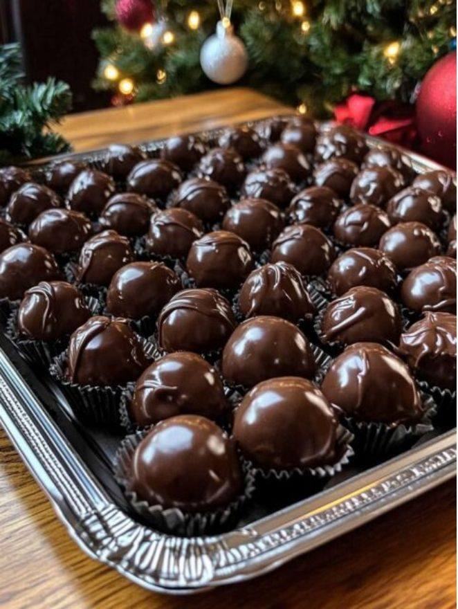 Christmas Peanut Butter Balls